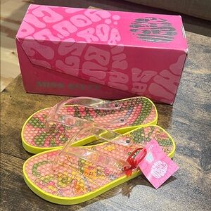NWT Miss Sixty Girls Flip‑Flops – Size 1